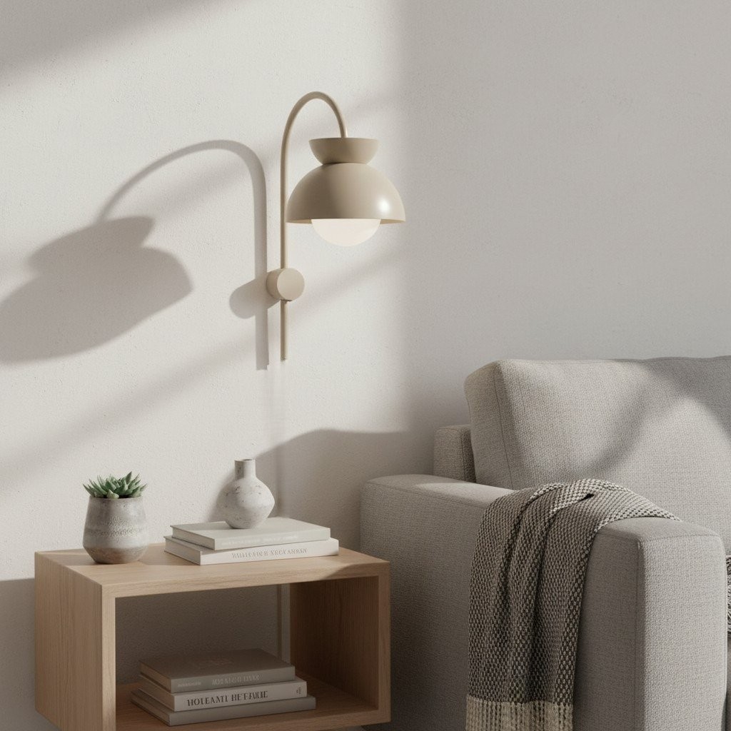 Aurelia wandlamp met gelaagd koepelontwerp in modern metaal voor slaapkamer of hal HL1976