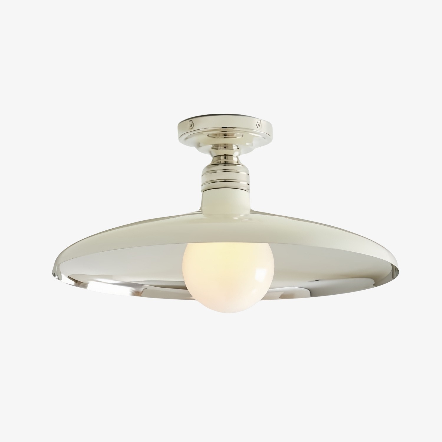 Forvara Farmhouse Metalen Plafondlamp - Zwart of Wit Plafondlamp HL1550