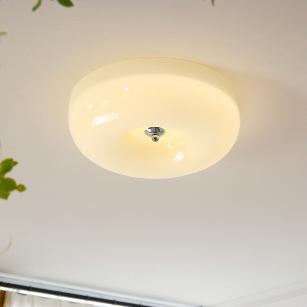 Art Deco Crème Pudding Plafondlamp HL203