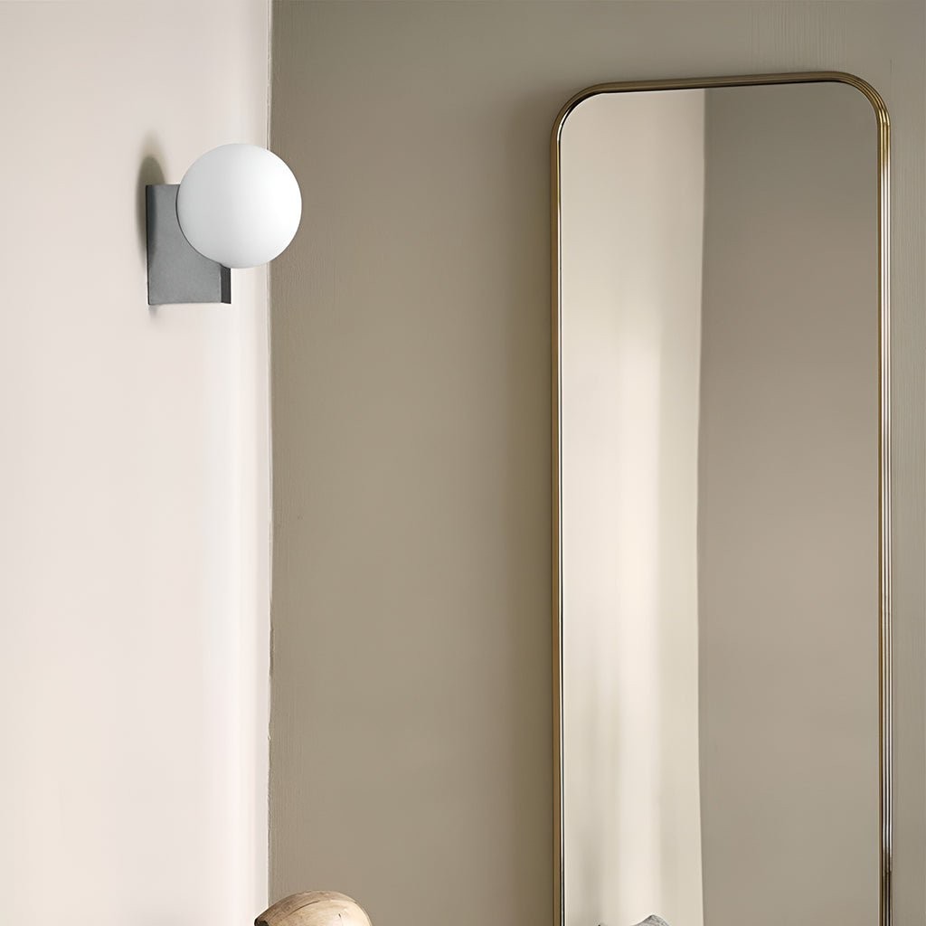 Minimalistische bolvormige wandlamp HL558