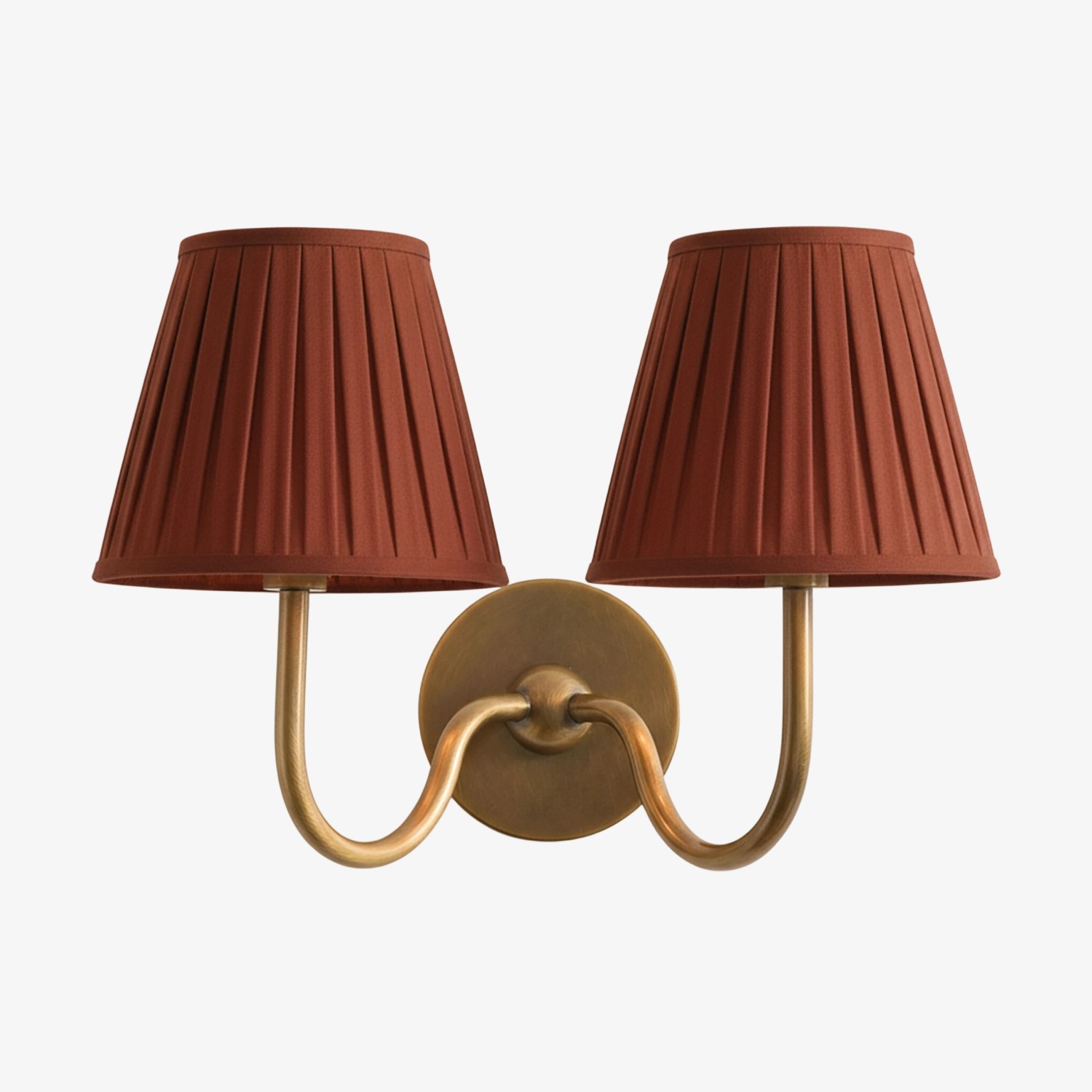 Luvora Vintage Wandlamp met Linnen Kap - Moderne Metalen Wandverlichting HL1594