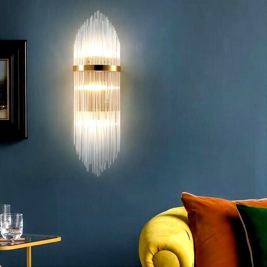 Crystal Ribbed Wandlamp