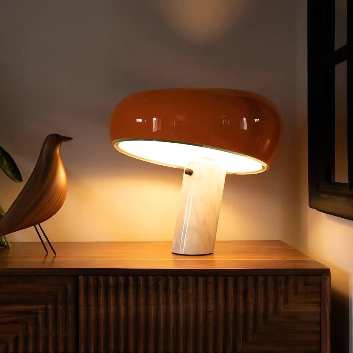 Slantia Marmeren Tafellamp Vintage