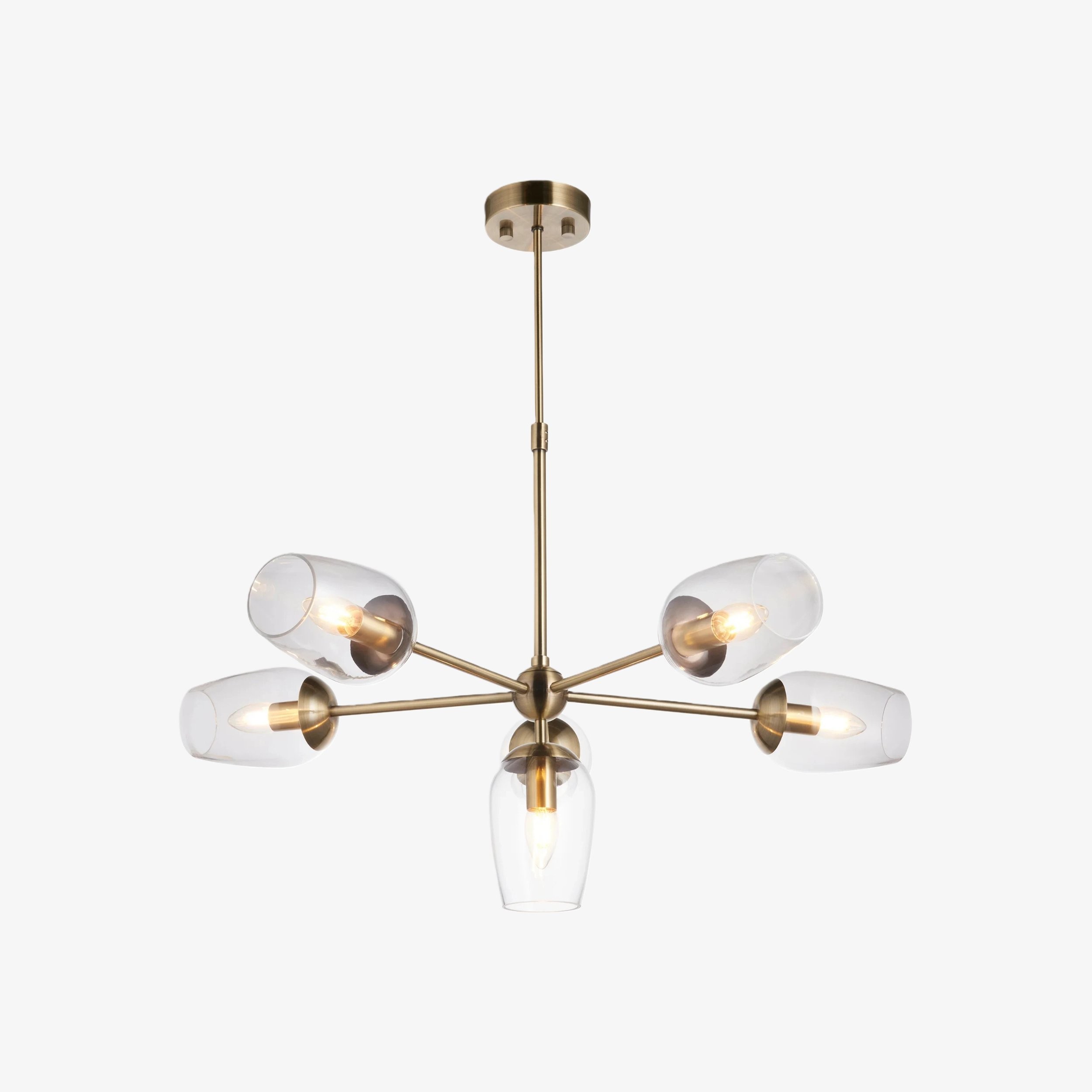 Serion Kristallen Glazen Hanglamp Moderne Kroonluchter - Opvallende Verlichting voor Horeca & Residentiële Ruimtes HL2150