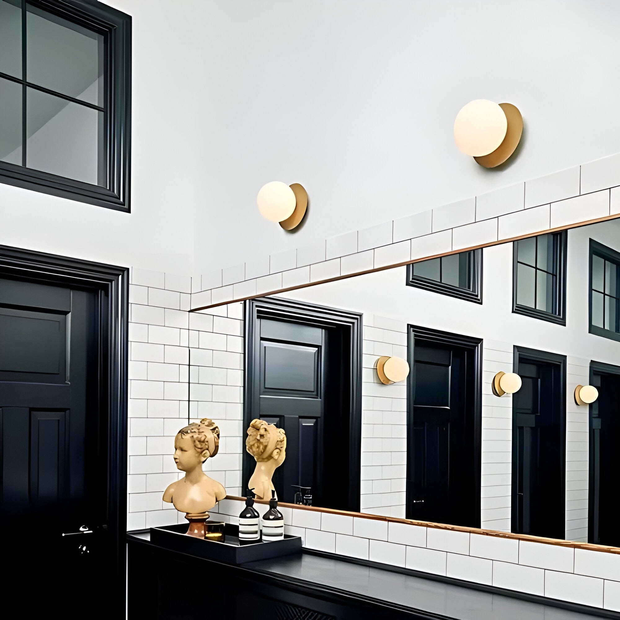 Brilliant Dawn moderne glazen wandlamp HL3353