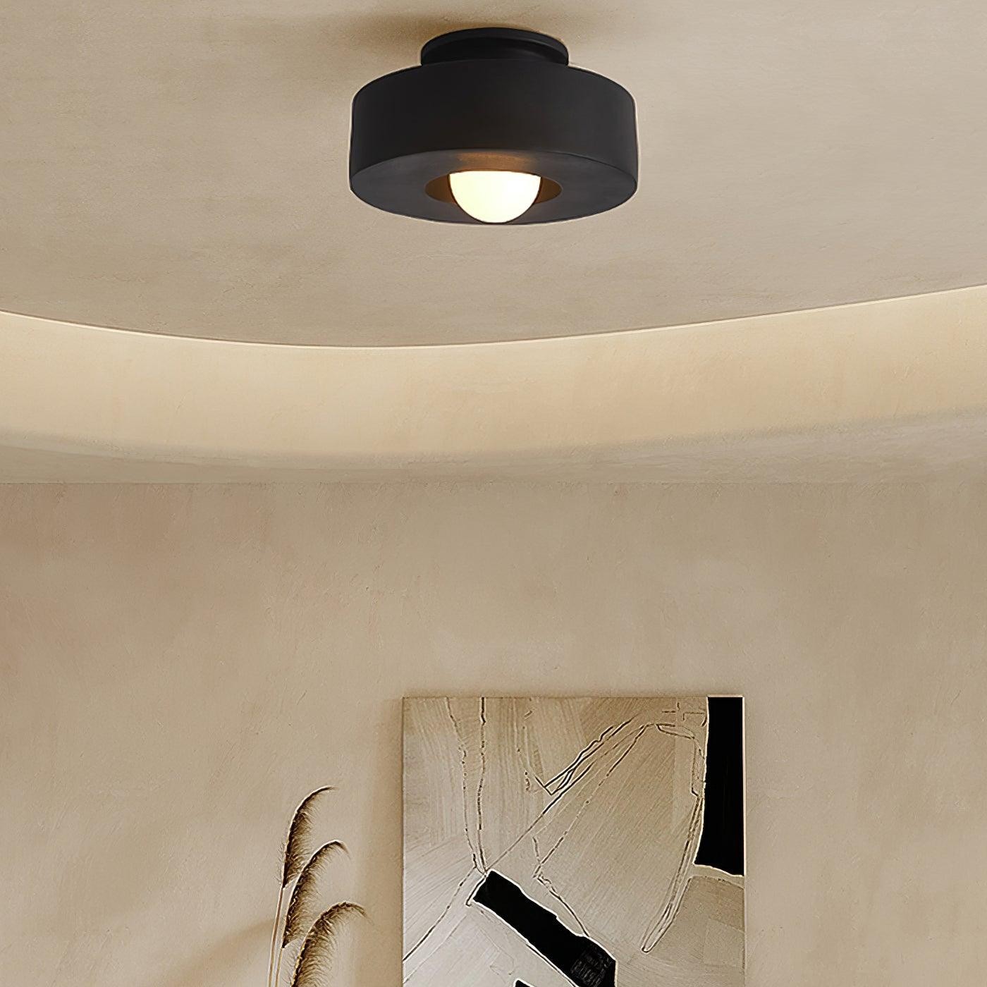 Nordic Round Disc Resin Plafondlamp HL289