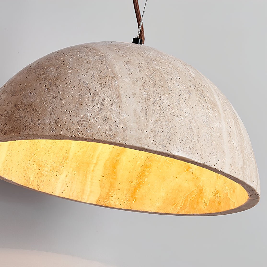 Travertine Creatieve Halfronde Hanglamp HL473