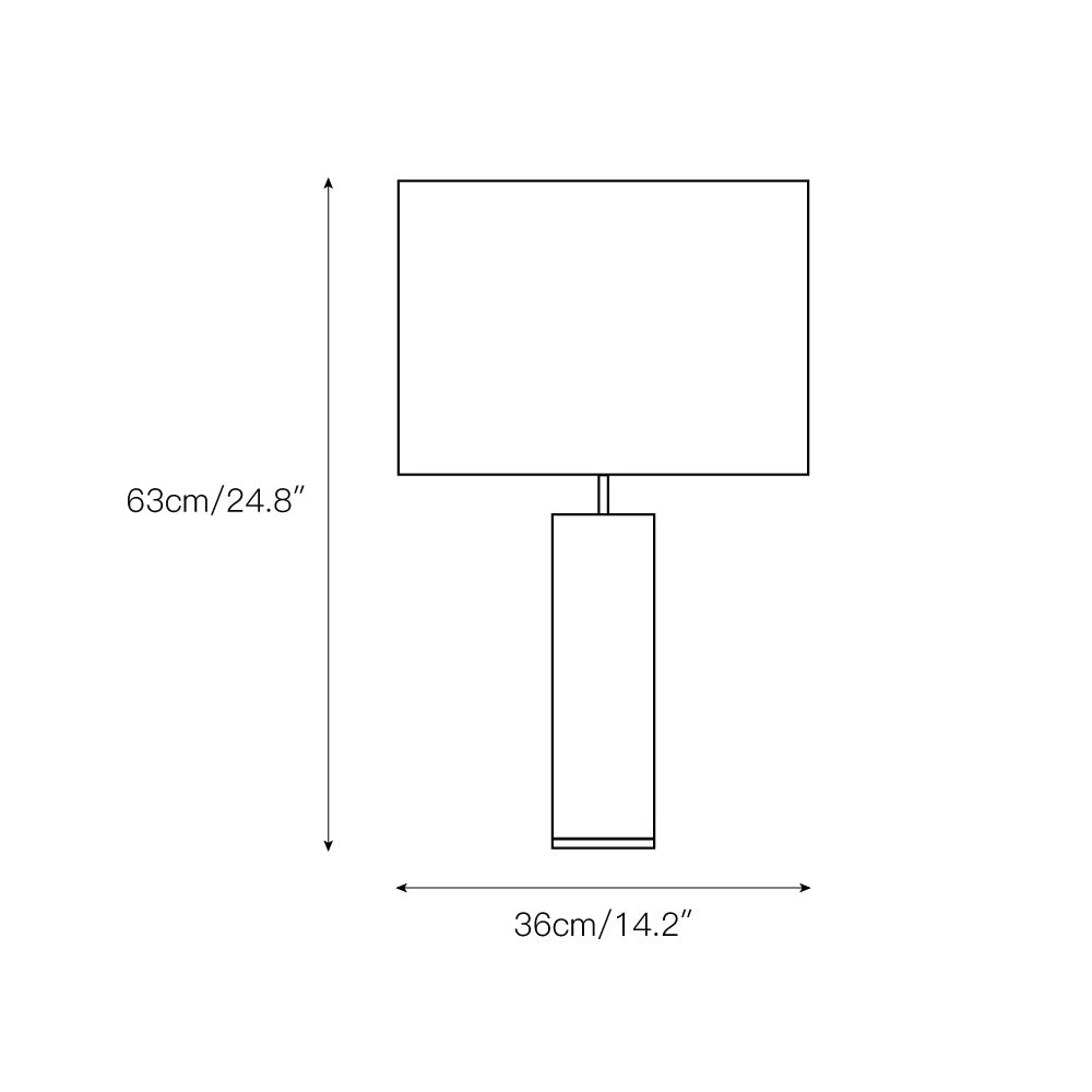 Lineham Albasten Tafellamp HL3043