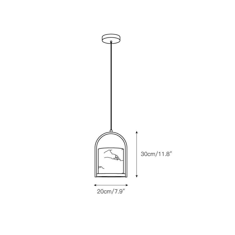 Cortland Alabaster hanglamp HL2987