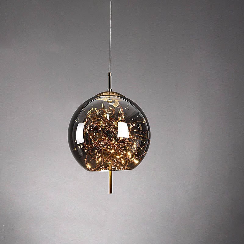 Scandinavische cilindervormige ovale glazen hanglamp HL479