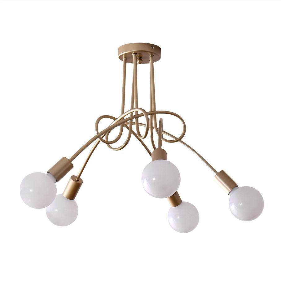 Scandinavische creatieve twist multi head kroonluchter HL174
