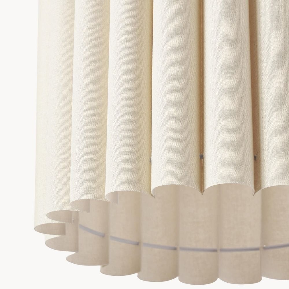 Velura hanglamp - Beige linnen kap voor eet- en woonkamer HL2270