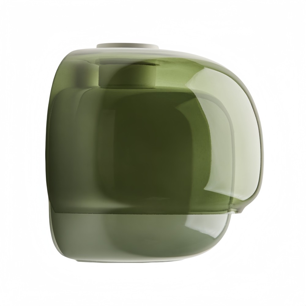 Clinco Kleurrijke glazen wandlamp - moderne dubbele bolvormige bedlamp HL1096