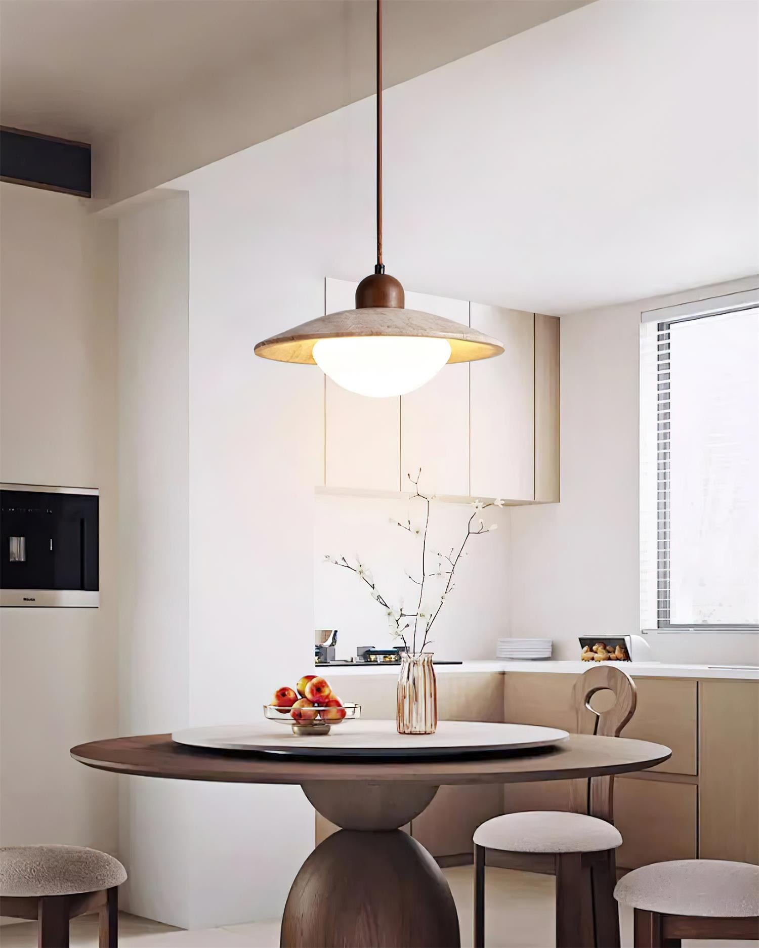 Houten Retro Wabi-Sabi Stijl Hanglamp HL396