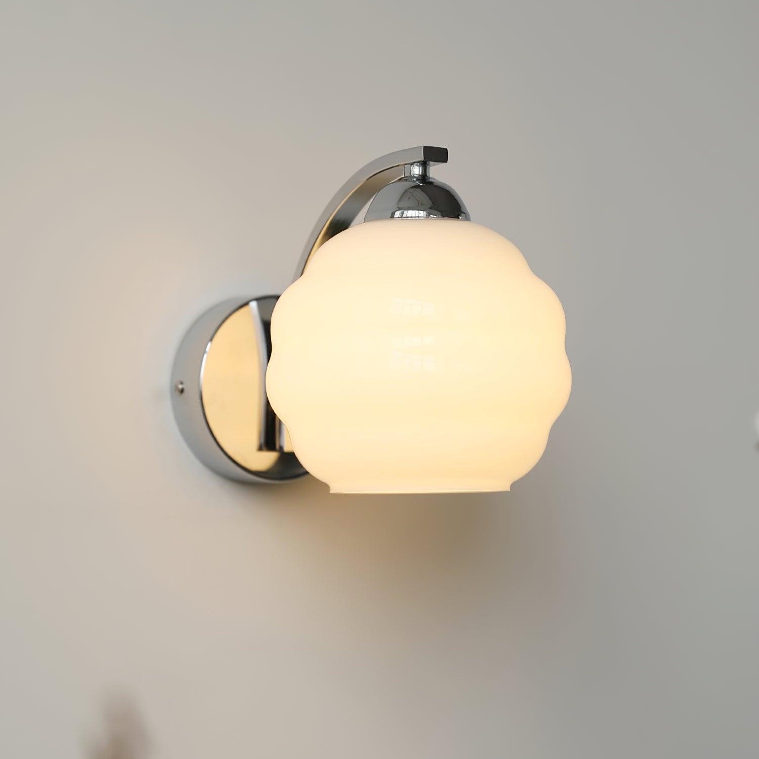 Vintage Glazen Bauhaus Art Deco Wandlamp HL282