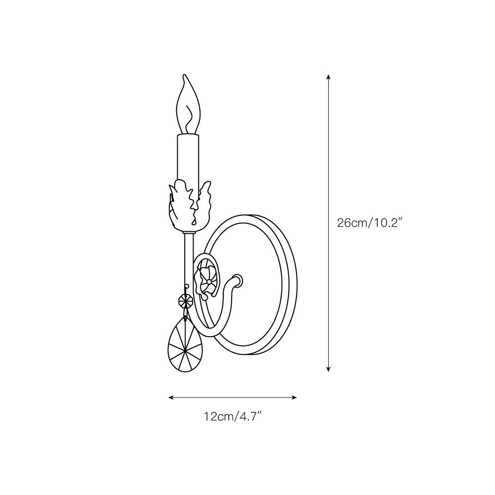 Antonia wandlamp HL3110