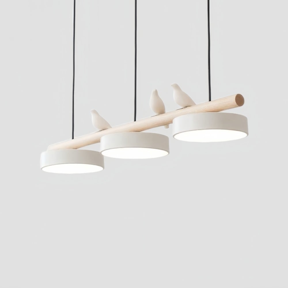 Creatieve hanglamp in de vorm van een takvogel HL943