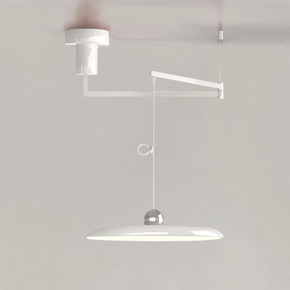 Eenvoudige moderne verstelbare hanglamp met zwenkarm HL885
