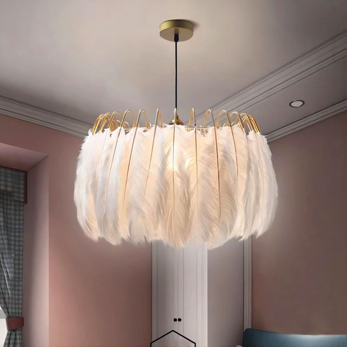 Feather hanglamp