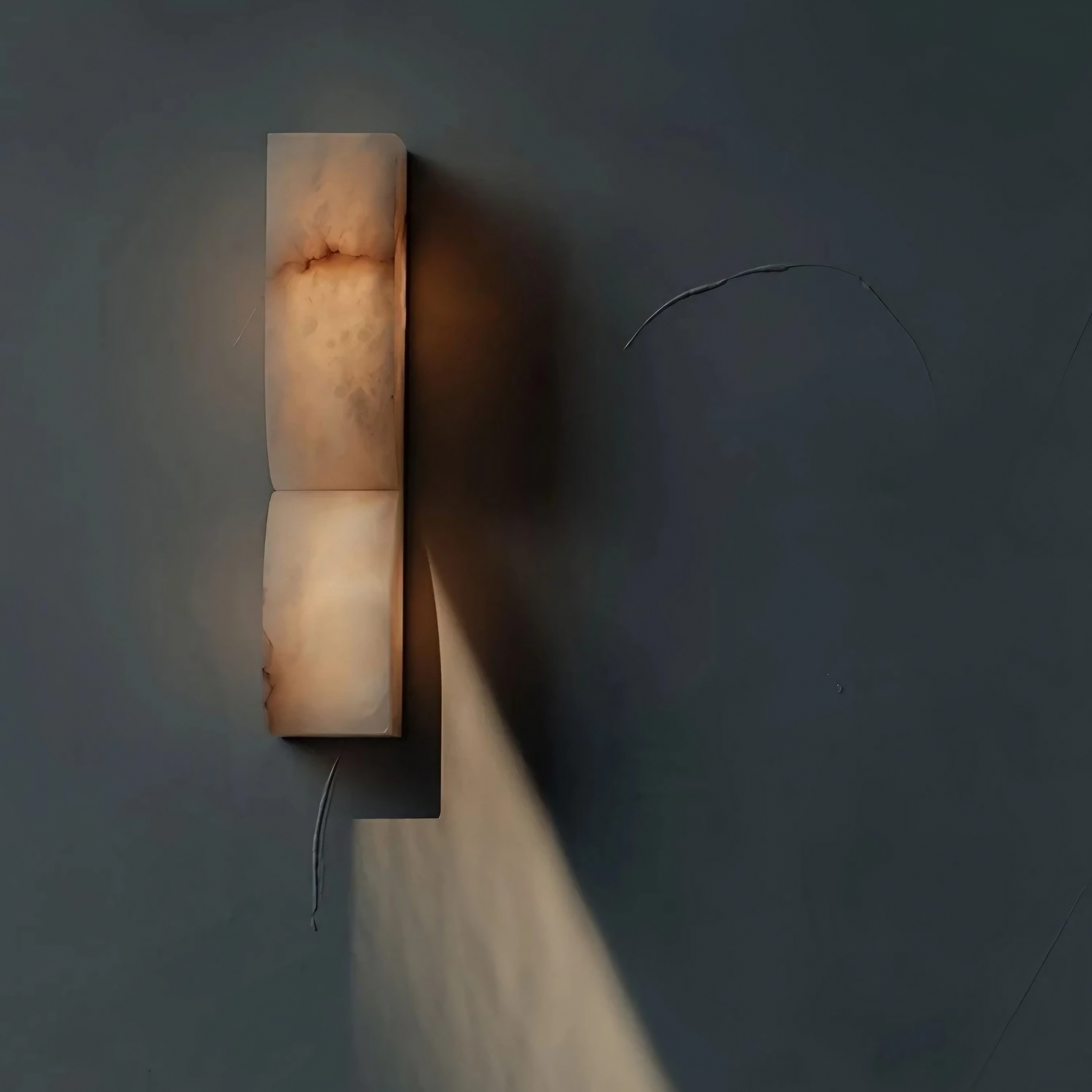 Moderne Luxe Marmeren Art Deco Wandlamp HL284