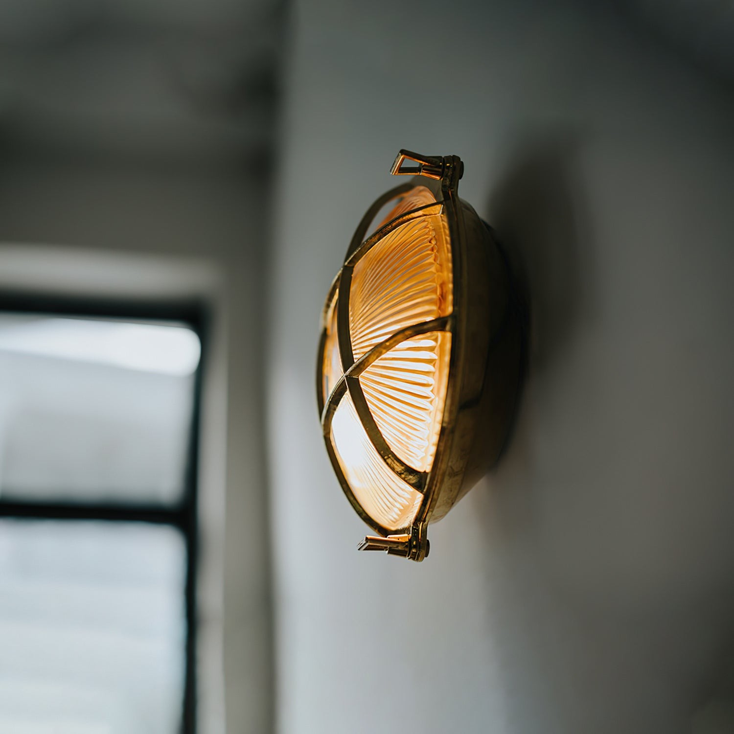Fremantle messing bunkerwandlamp HL3189