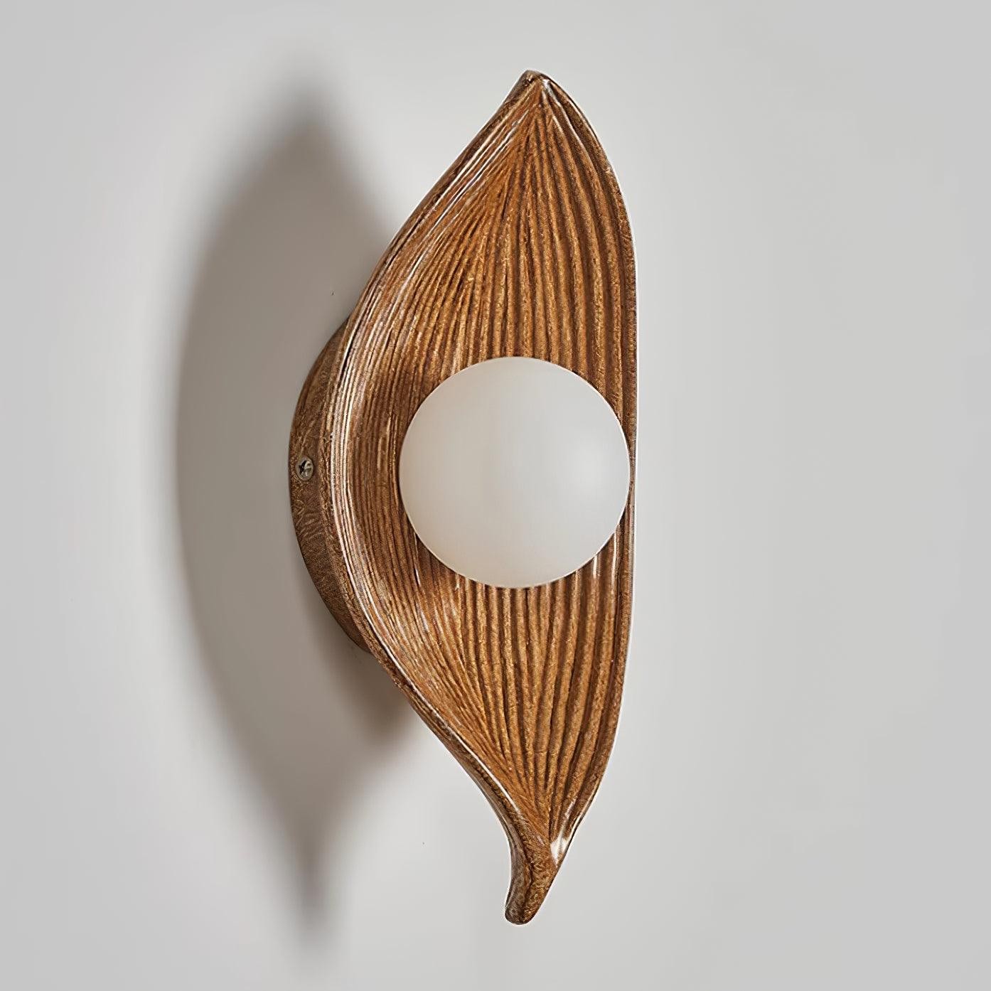 Hedendaagse Nordic Leaf Resin Wandlamp HL574