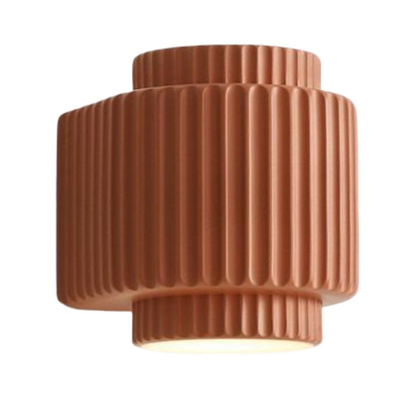 Cilinder hars semi inbouw wandlamp HL226