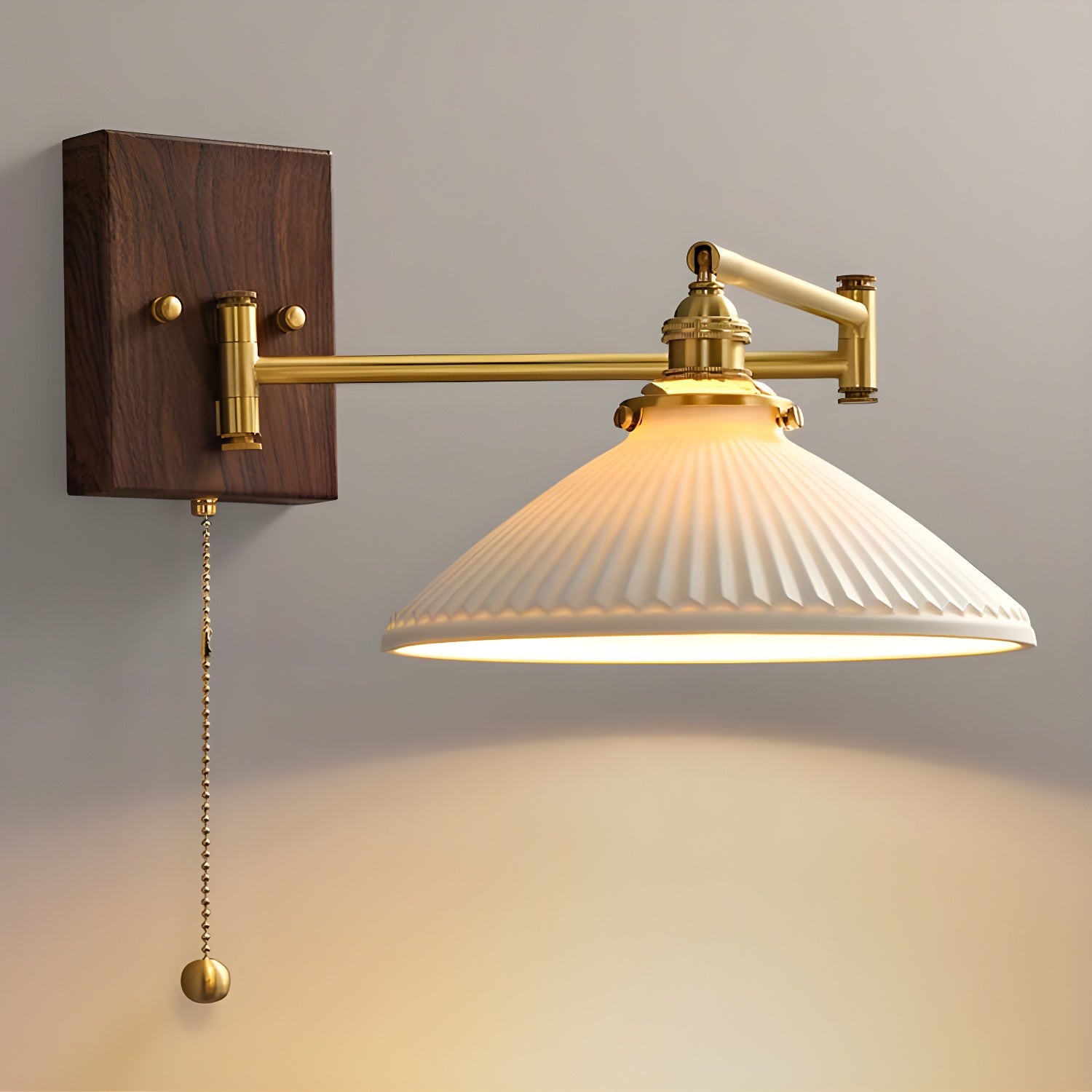 Keramische geometrie wandlamp HL499