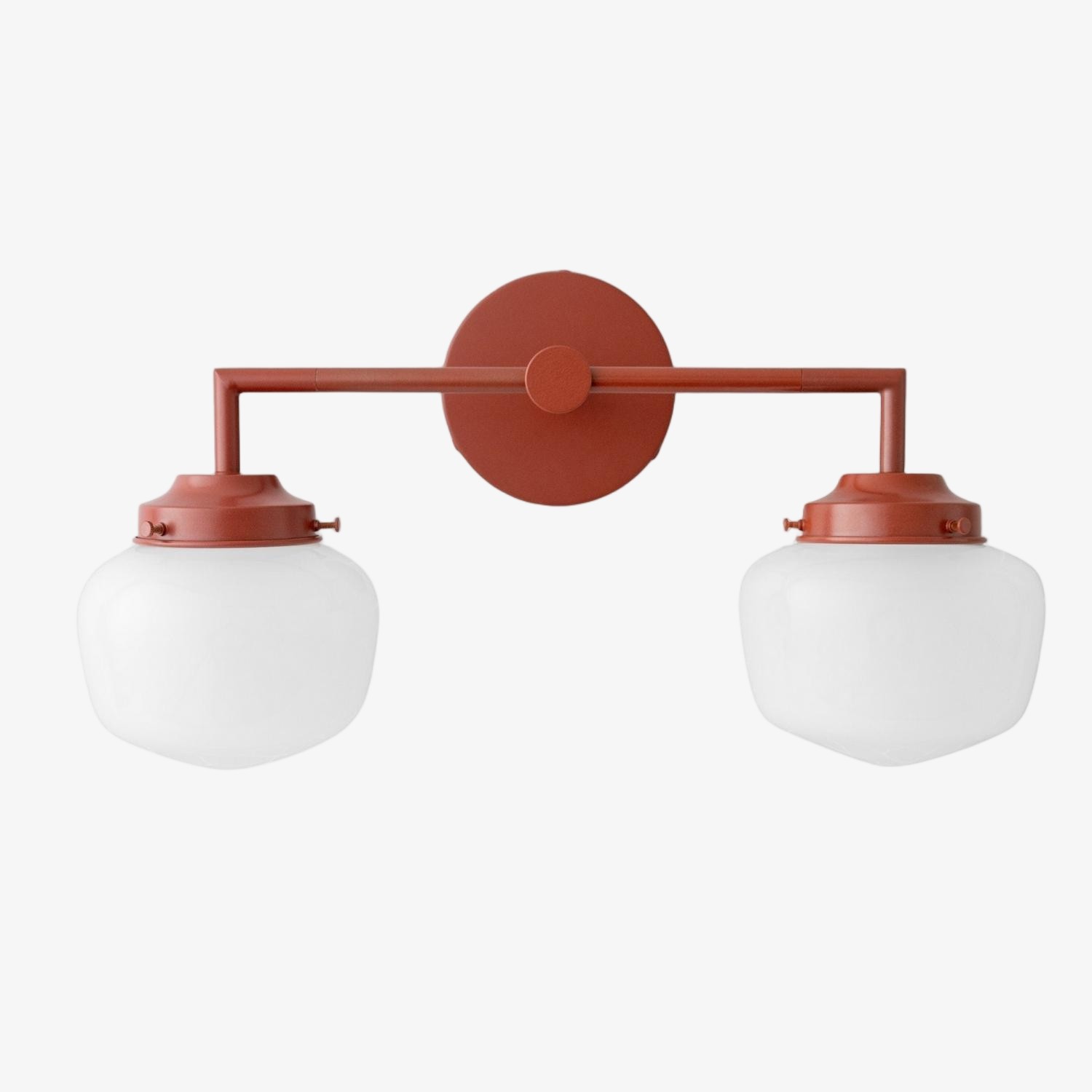 Opaalglazen wastafellamp - Vintage geïnspireerde badkamerwandverlichting HL1666