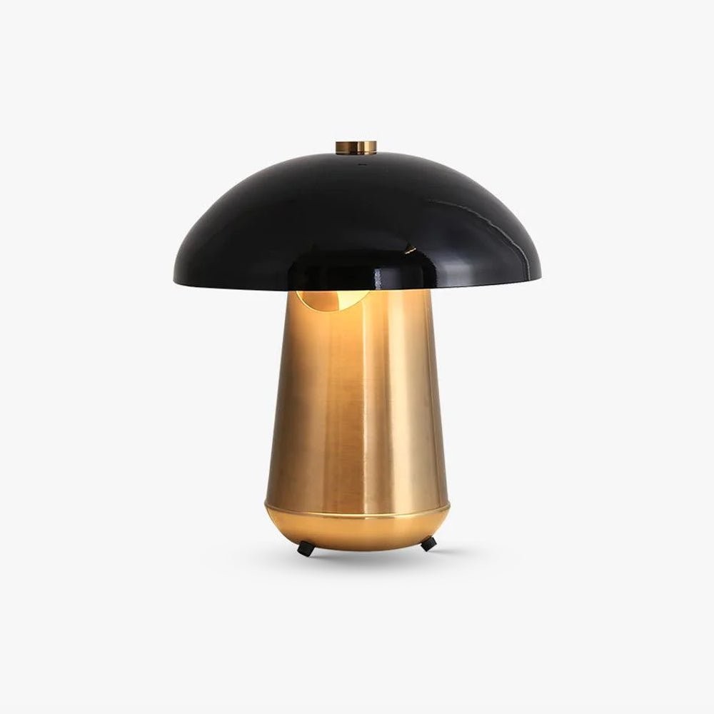 Metalen bedekte paddestoel holle tafellamp HL656