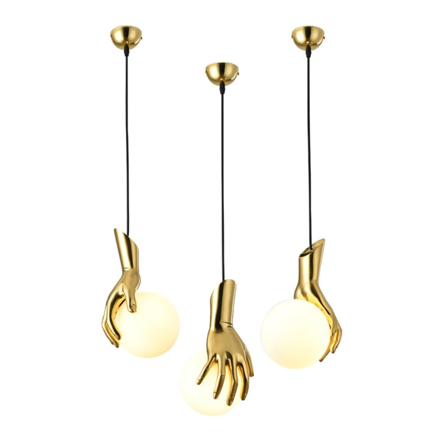 Hanglamp met bolvormige hand en hand HL3004