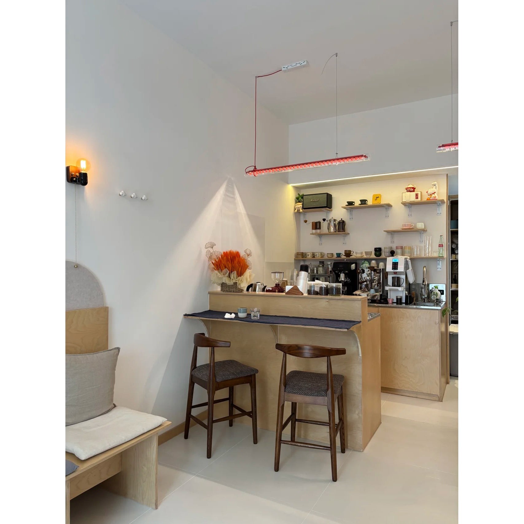 Buisvormige lineaire LED-hanglamp HL3249