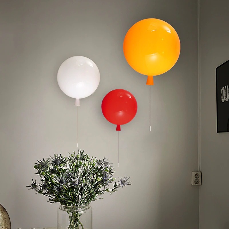 Kleurrijke MEMORY Ballon Wandlamp Kinderkamer