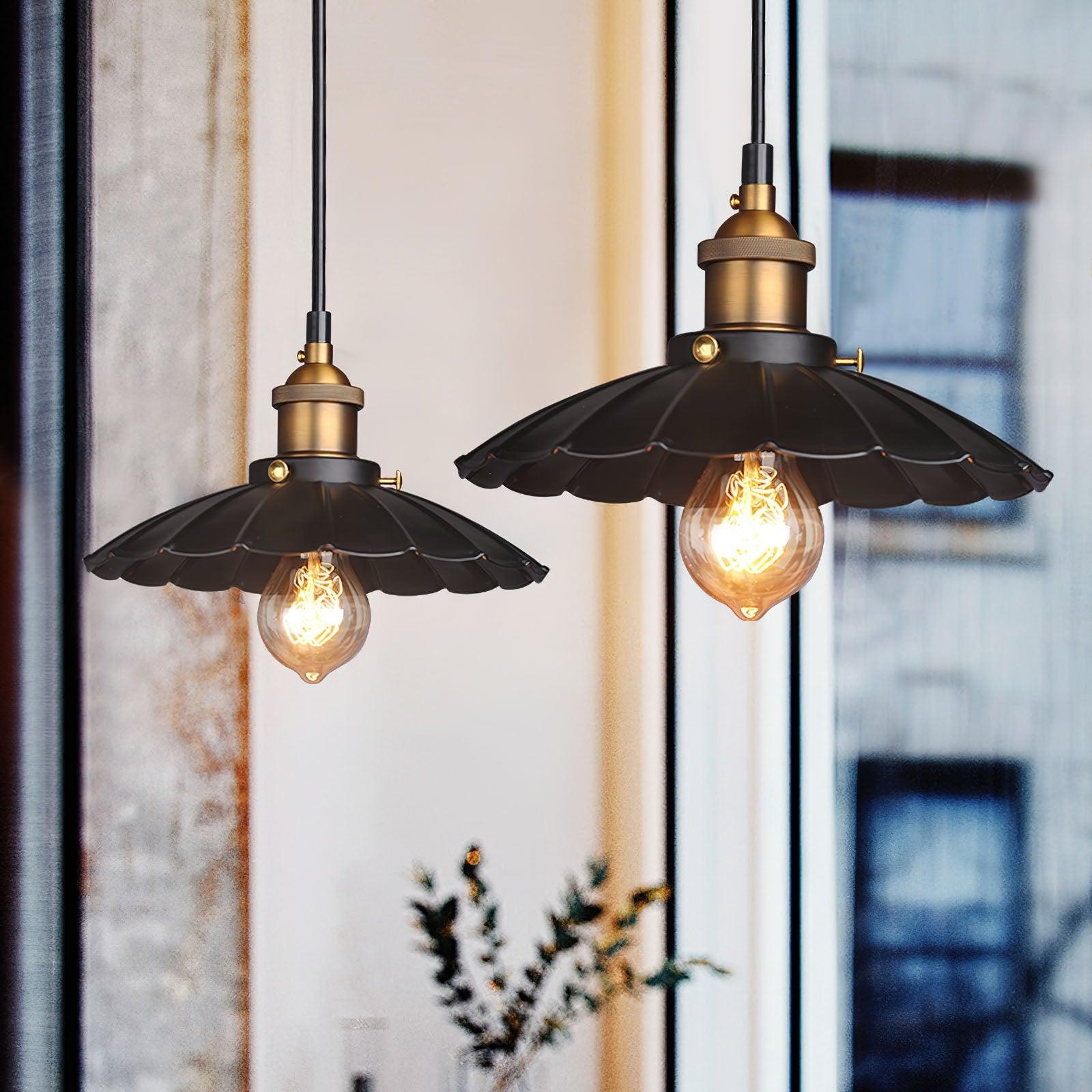 Hanglamp met zwarte rok HL2912