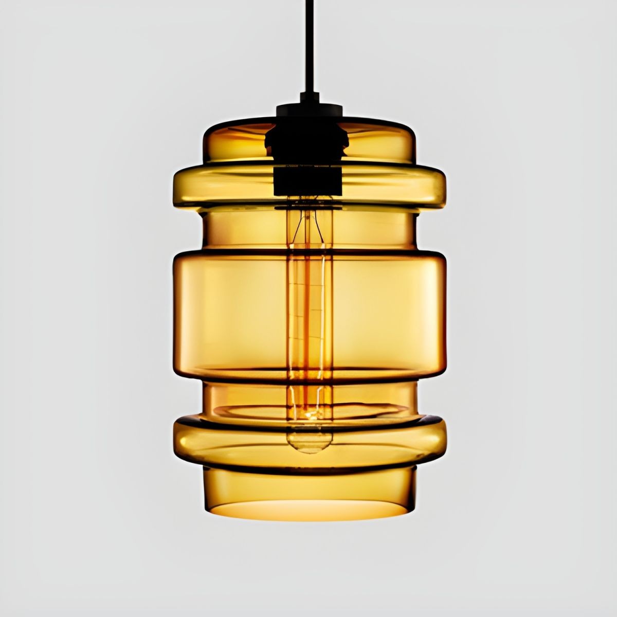 Hanglamp in de Crystalline-serie - Geblazen Glas Veelkleurige Glazen Hanglamp HL1056