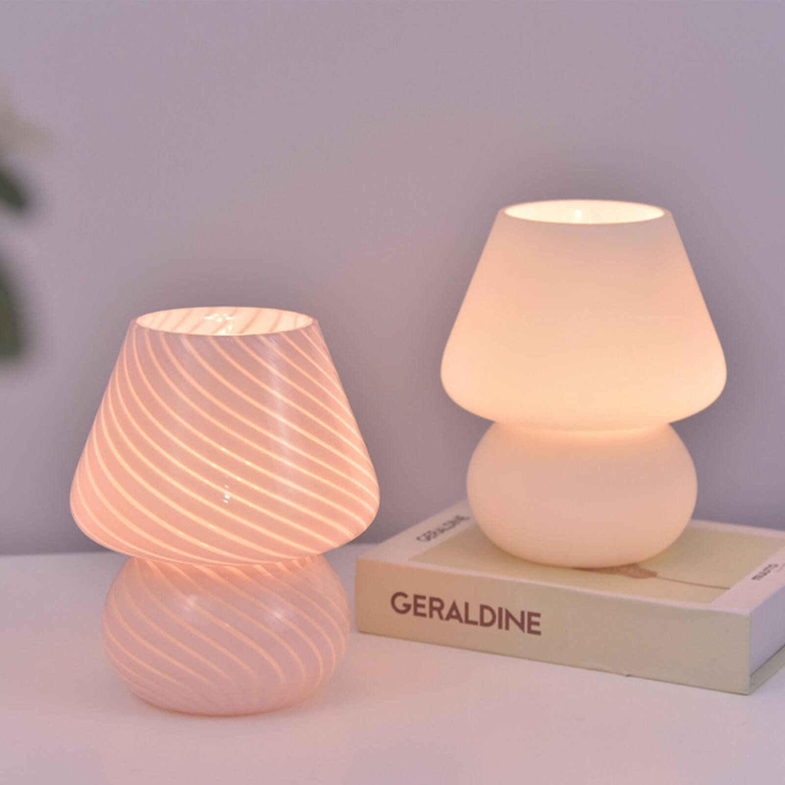 Slaapkamer Nachtkastje Nordic Glass Mushroom Tafellamp HL15