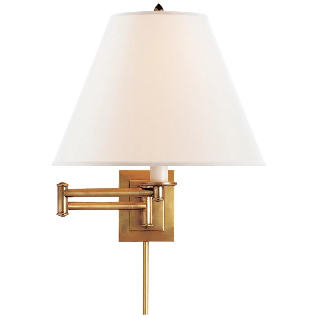 Zwenkarmlamp - Messing verbinding en 360° draaibaar HL1017