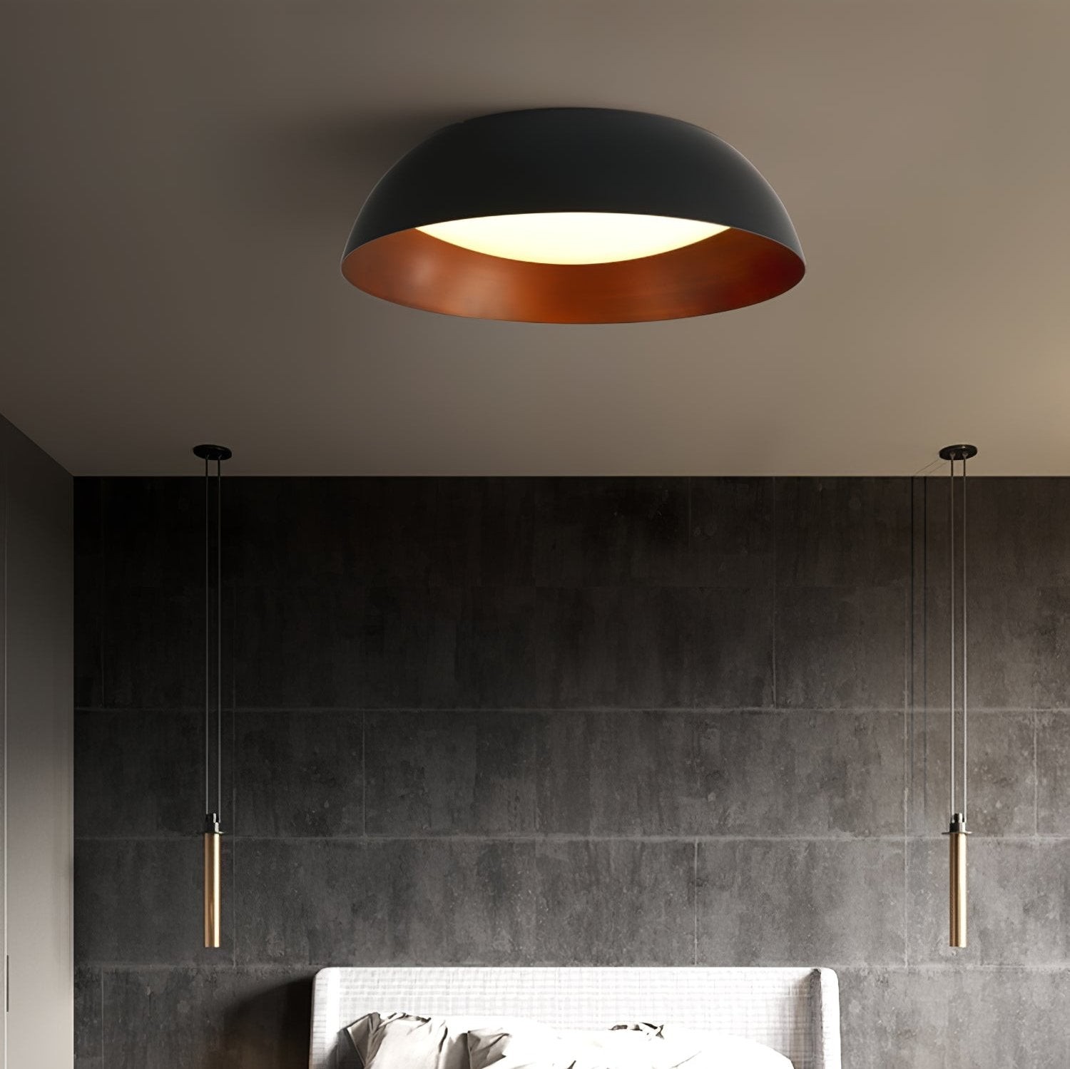 Italiaanse minimalistische komvormige plafondlamp HL596