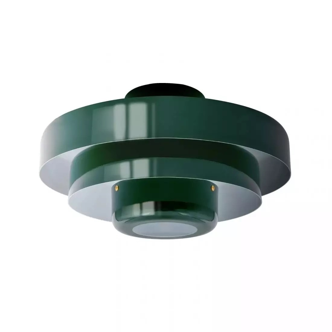 Veleora Bauhaus Drielaagse Plafondlamp - Kleurrijke Metalen Schijflamp HL1843