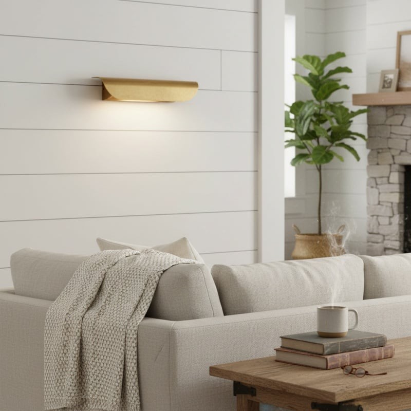 Hidra Moderne Metalen Wandlamp - Minimalistische Downlight Wandlamp voor Moderne Woningen HL1923