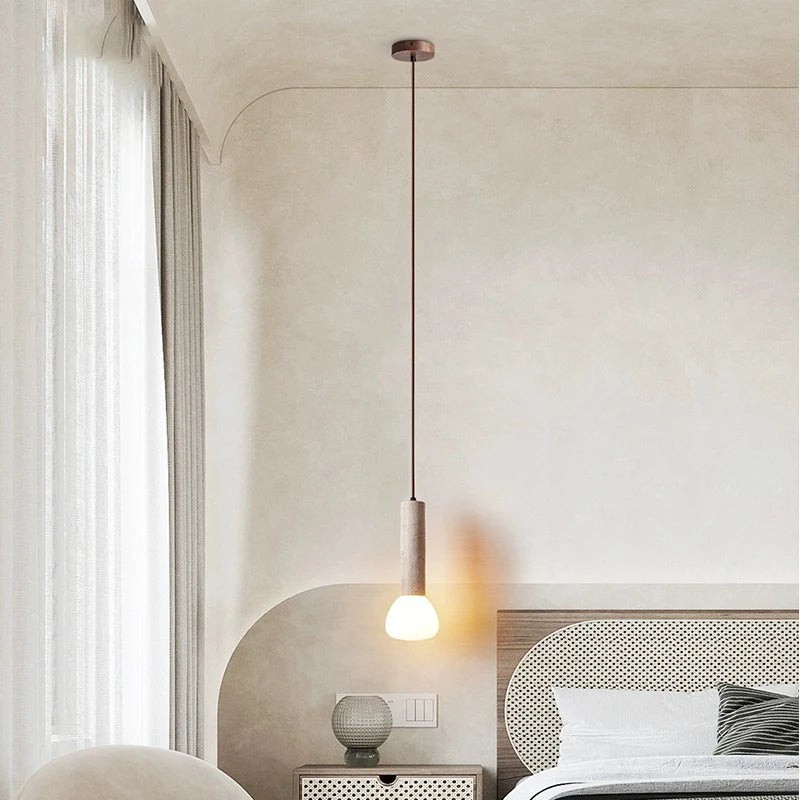 Elegante travertijn crèmekleurige kroonluchter HL1268