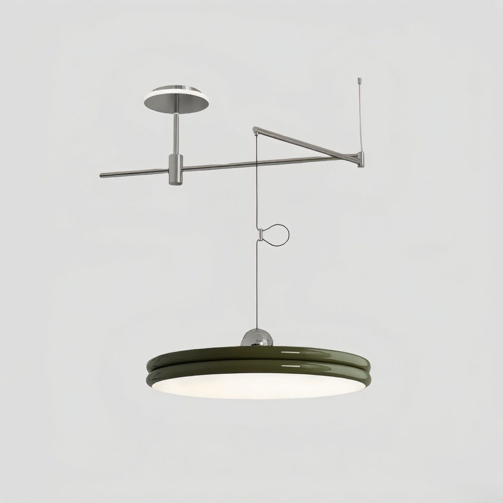 Vliegende schotel hanglamp met beweegbare arm HL1311