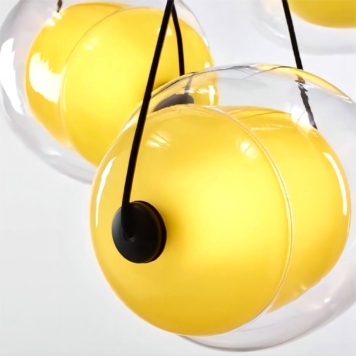 LED Capsula Hanglamp Gekleurd Glas