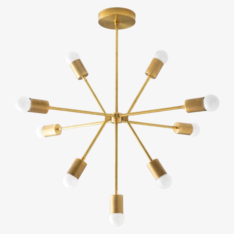 Mobilux Line moderne kroonluchter - Mid-Century plafondlamp HL1711