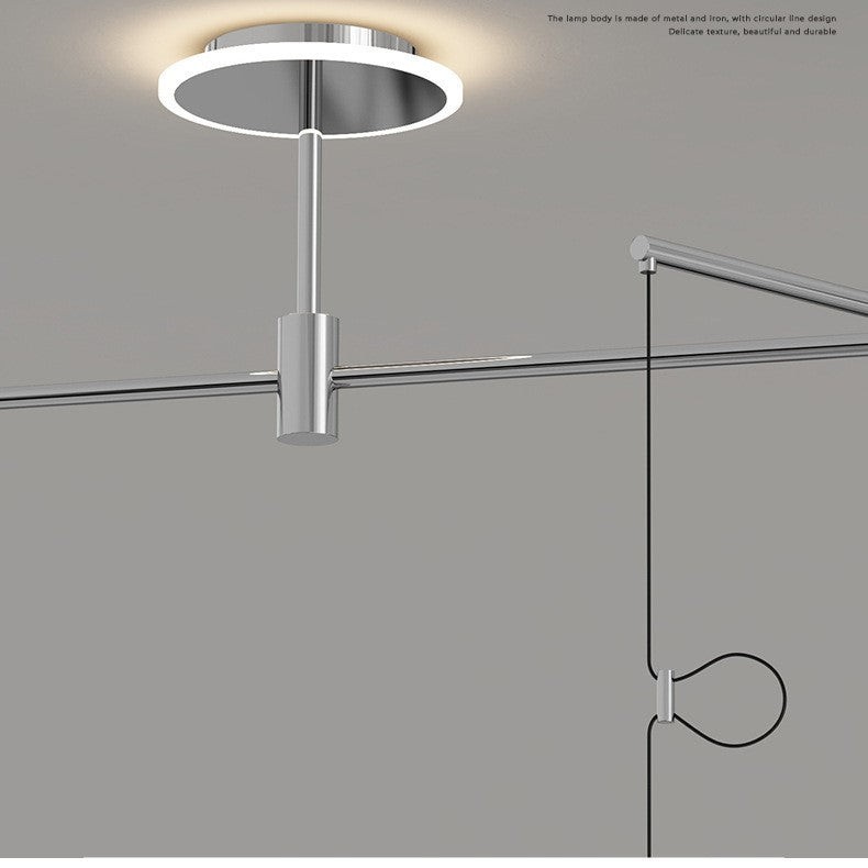 Vliegende schotel hanglamp met beweegbare arm HL1311