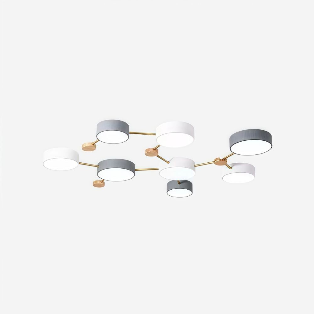 Nordic ronde LED plafondlamp - houten taklamp voor slaapkamer HL1347