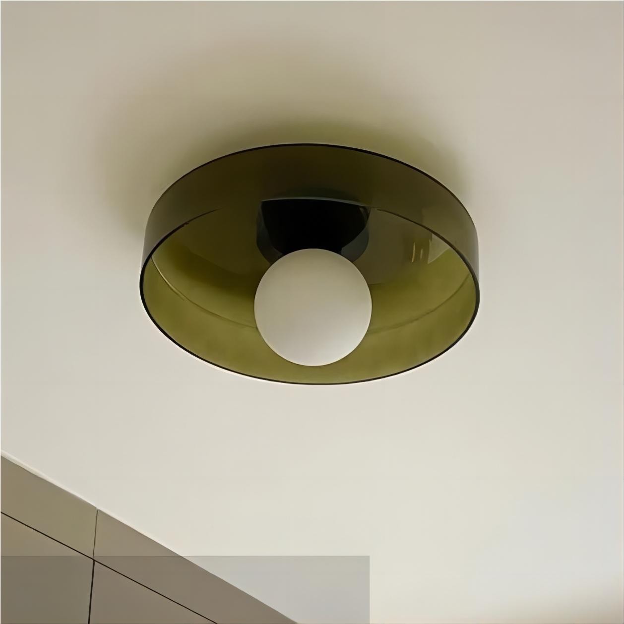 Morandi Glazen Schijf Orb Plafondlamp Wandlamp HL158