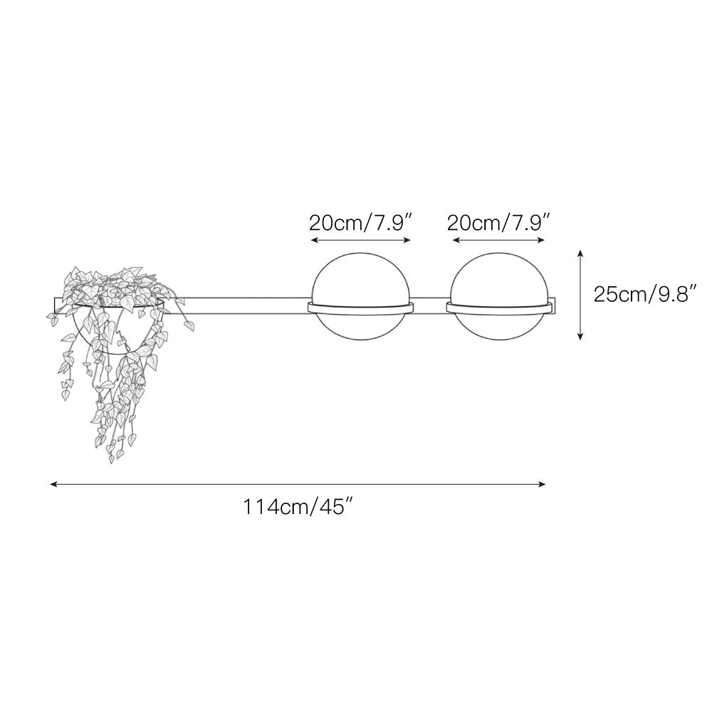 Palma wandlamp HL3062