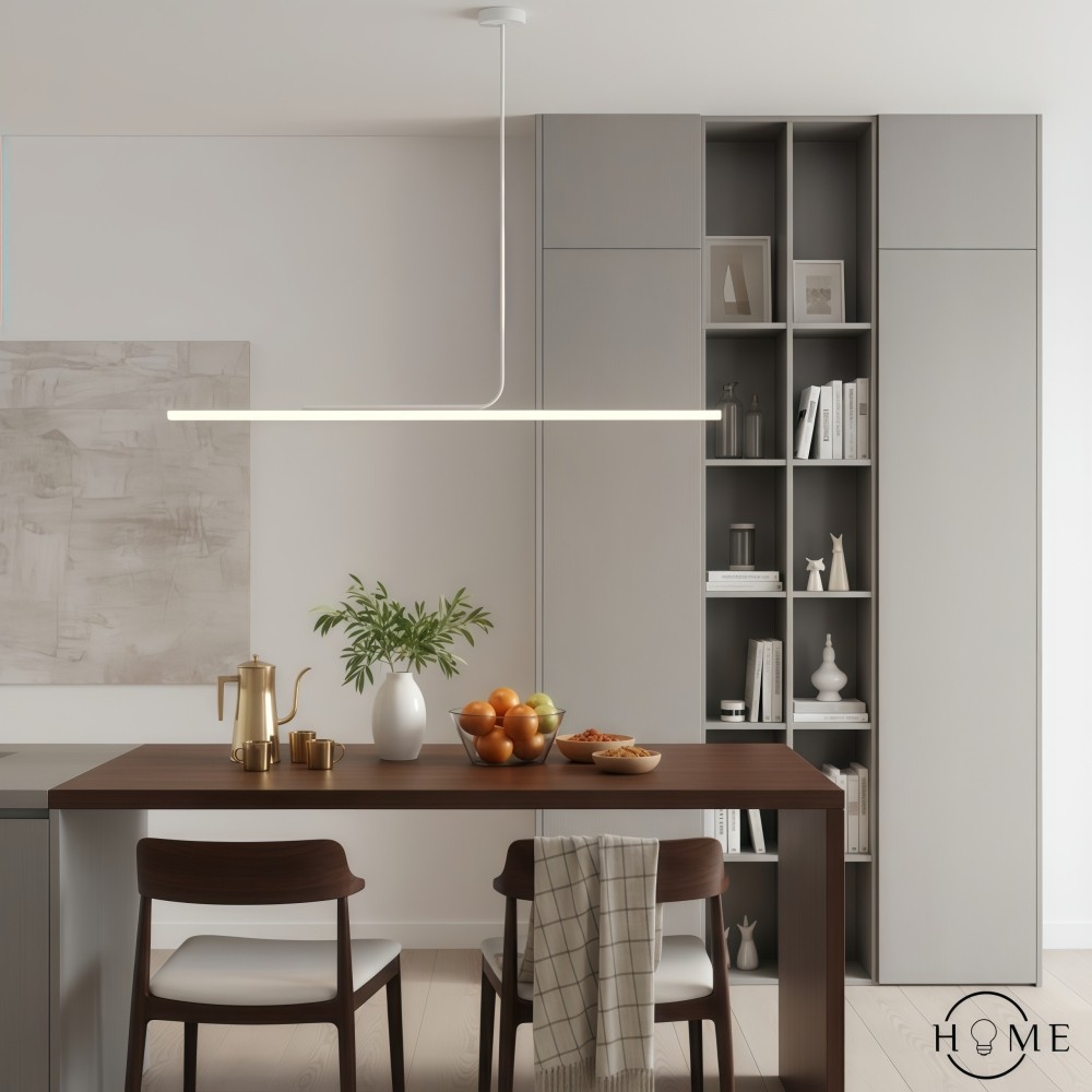 Moderne eenvoudige asymmetrische lineaire hanglamp HL705