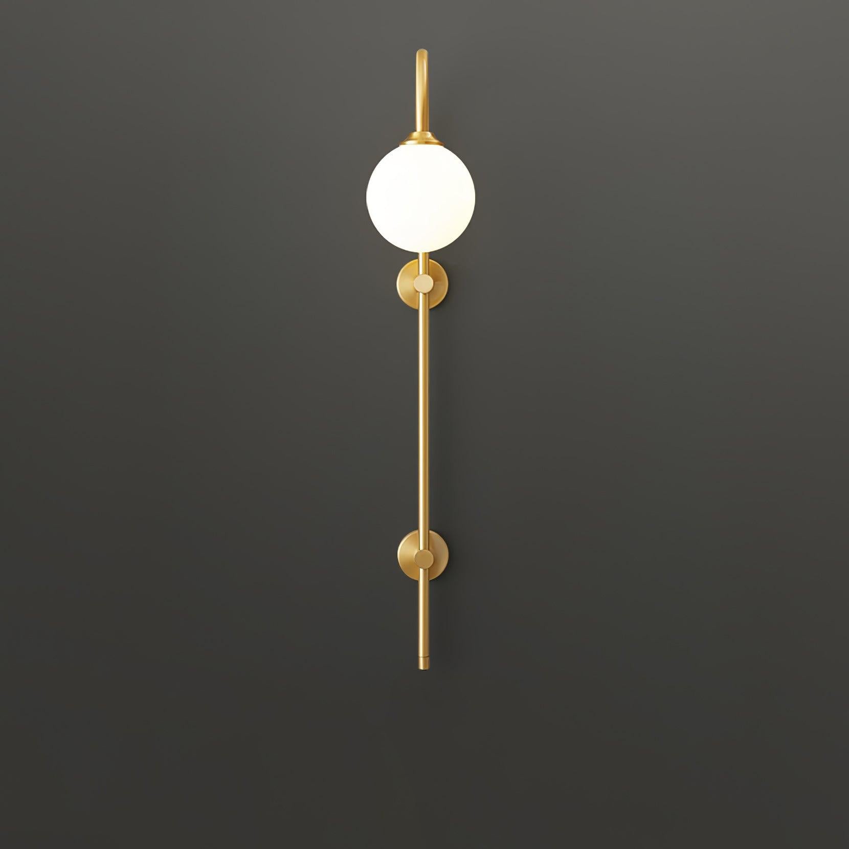 Globe Messing Wandlamp HL534